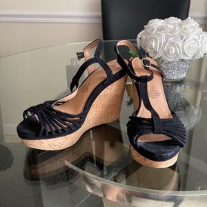 H&M suede wedges